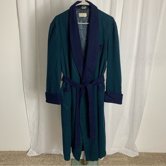 Vintage men’s wool dressing robe - Picture 5 of 13